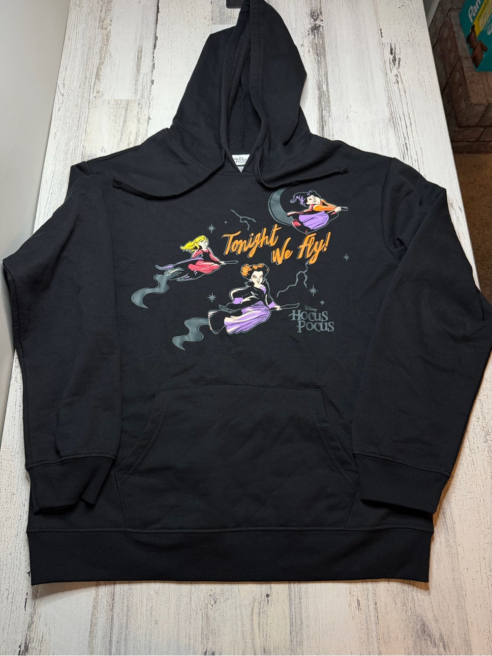 Disney Hocus Pocus Sanderson Sisters Halloween Hoodie M